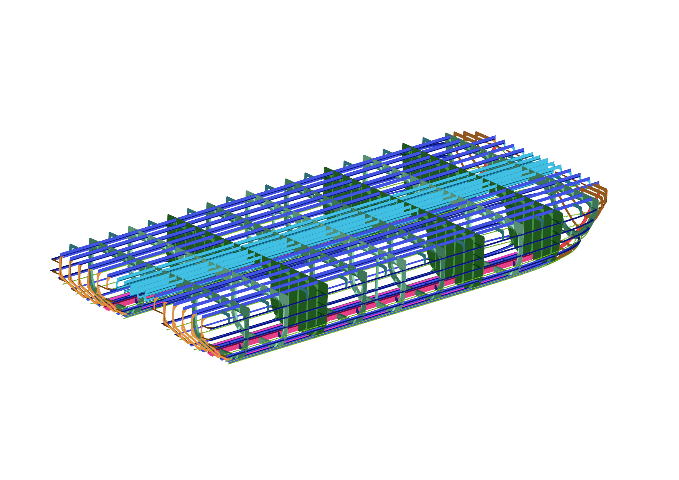 Hull 3D Structure Model